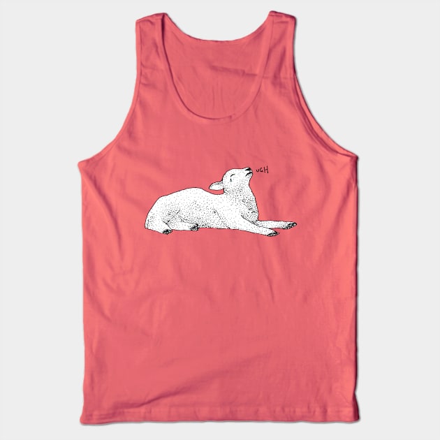 Exasperated Lamb Tank Top by martinascott